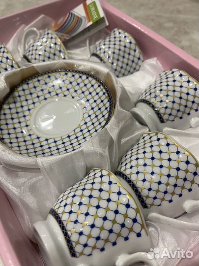 Сервиз кофейный новый 90 мл. 12 предметов