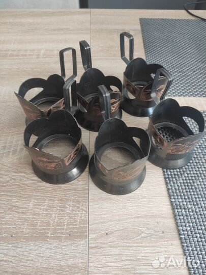 Медные подстаканники