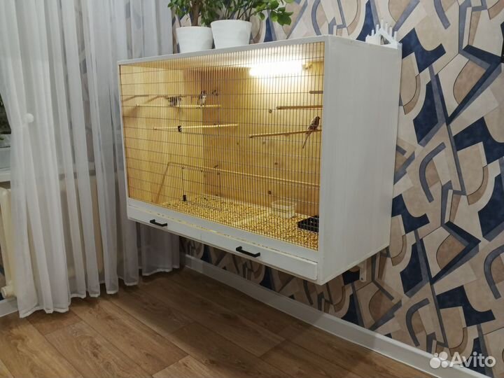 Вольер- пролётка для певчих птиц