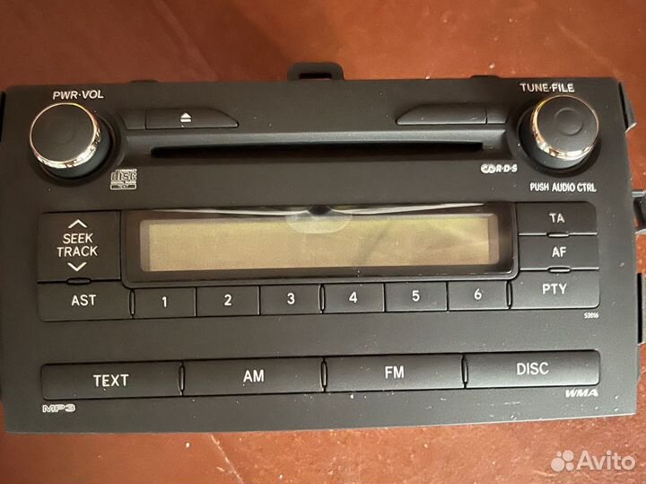 Штатная магнитола toyota corolla 150