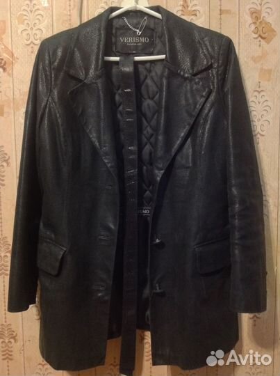 Нат Замша Лазерная обработка Verismo Пиджак Винтаж