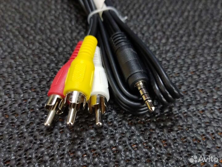 Кабель 3хRCA - jack 3.5