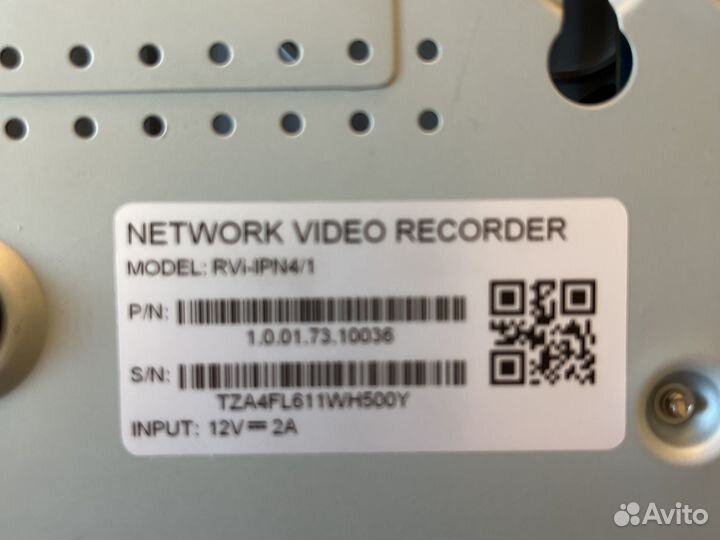 Видеорегистратор rvi-IPN4/1 цифровой