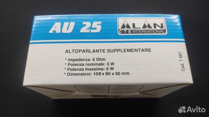 Выносной динамик Alan AU-25 для рации