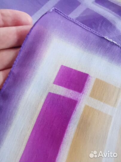 Тонкий нежный винтажный платок италия