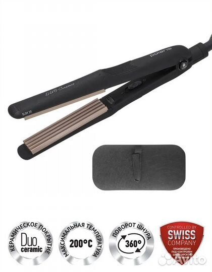 Плойка гофре polaris duo ceramic