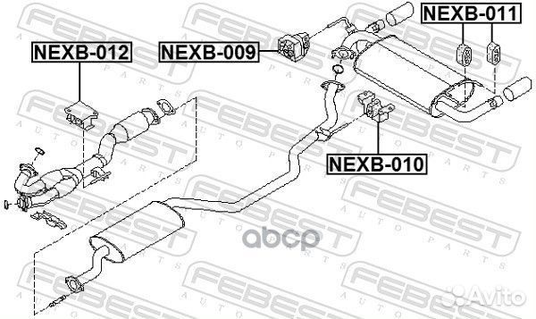 Кронштейн задней панели кузова nissan (dongfeng