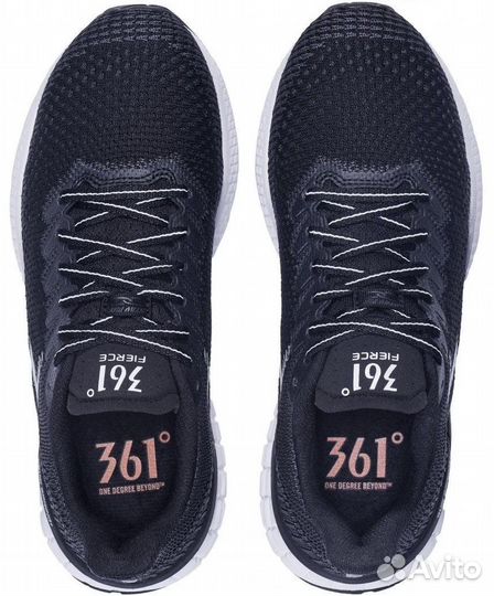 Кроссовки 361 Fierce 2 черный/серый ж