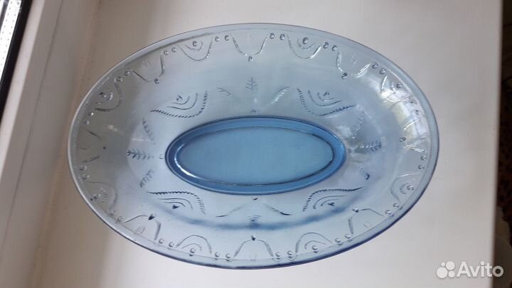 Посуда: цветное стекло, винтаж, СССР