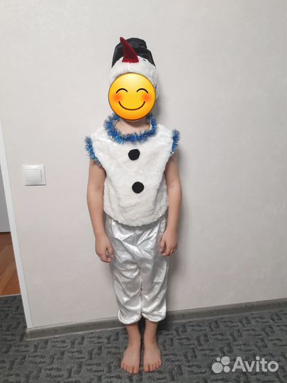 Новогодний костюм снеговика