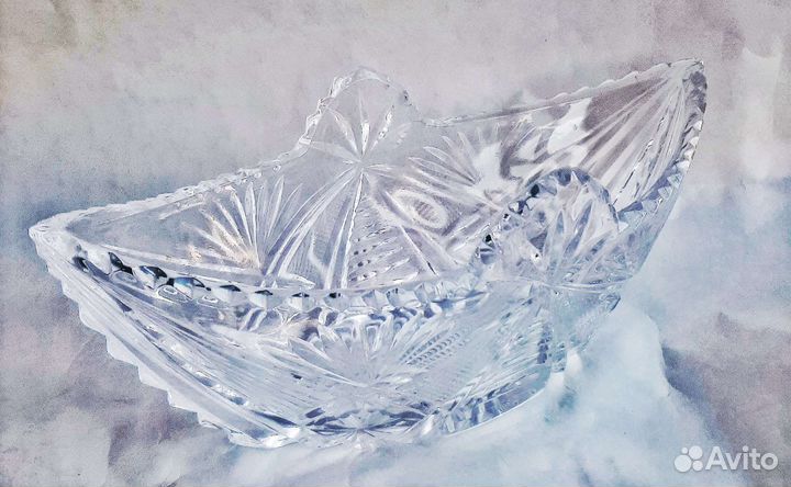 Хрустальная конфетница СССР