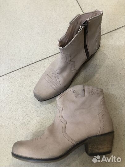 Козаки женские натуральная замша