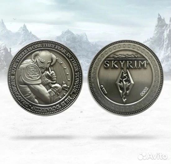 Лимитированная монета The Elder Scrolls V Skyrim