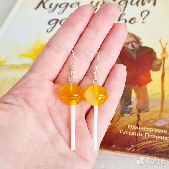 Серьги из бисера и бусин