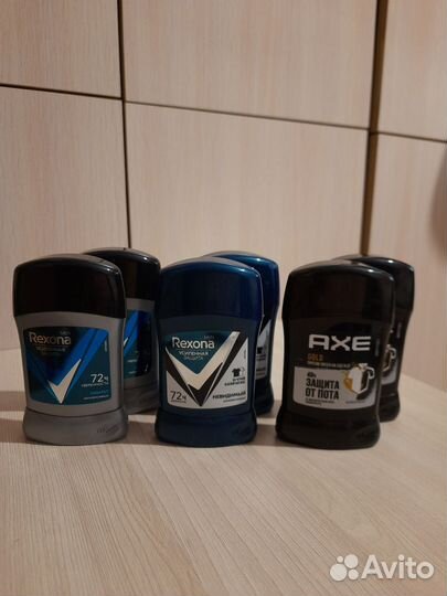 Дезодорант Rexona Men и Axe