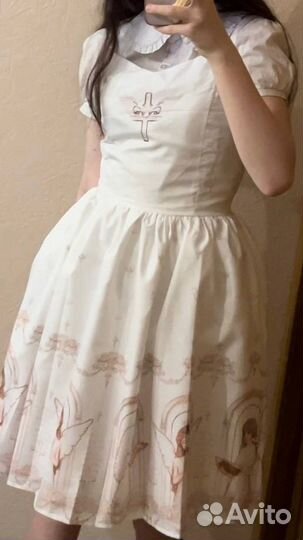 Белое платье лолита