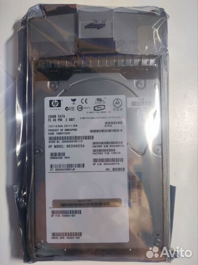 Продам новый жесткий диск HP 250 GB fata 40pin