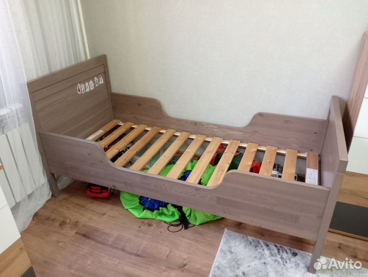 Детская бу кровать IKEA с матрасом