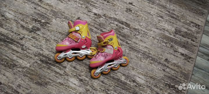 Роликовые коньки детские раздвижные