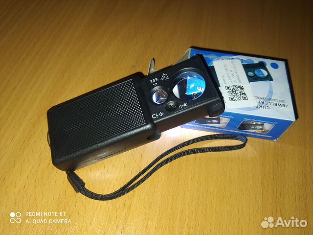 Лупа карманная 30-60x для ювелира