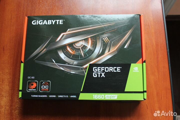 Видеокарта gigabyte GeForce GTX 1660 super OC 6G