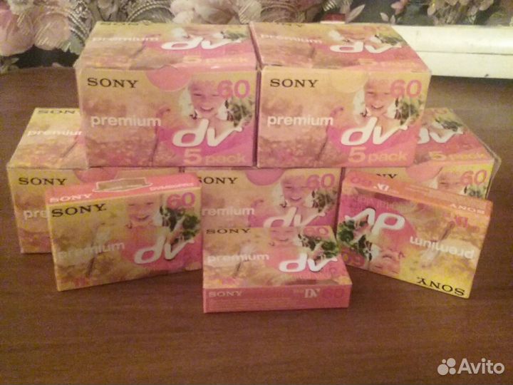 Видеокассеты новые sony mini DV 60.28 штук