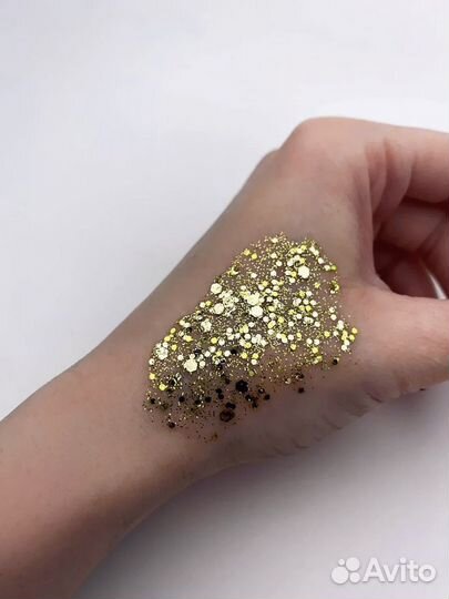 Блестки / глиттеры для лица, тела и волос