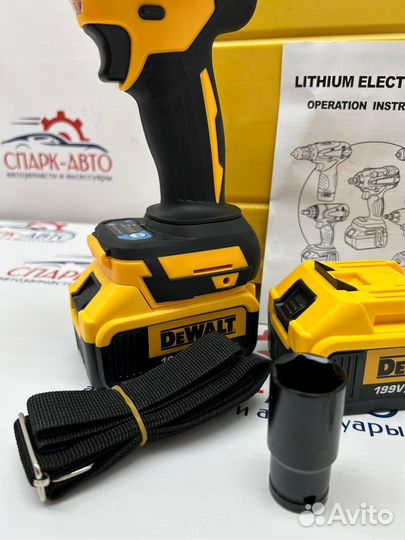 Гайковерт аккумуляторный 350 Н/м аналог DeWalt