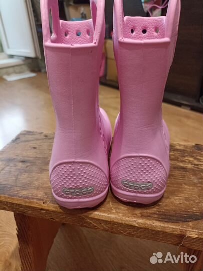 Резиновые сапоги для девочек, Crocs, р. С12