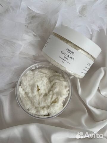 Натуральный кокосовый скраб для тела