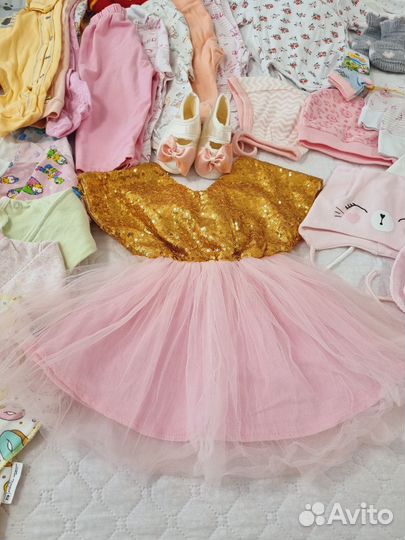 Вещи на девочку с рождения до года 62-80 р