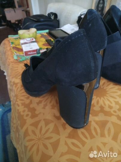 Туфли женские замшевые размер 37