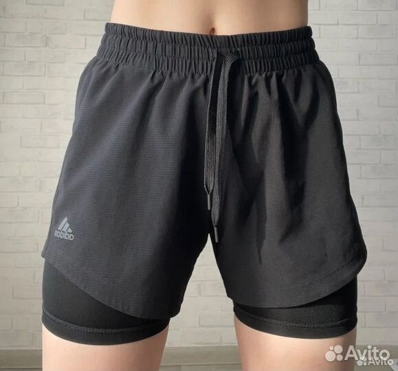 Шорты adidas женские черные