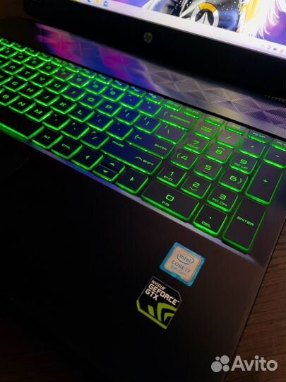 Игровой Ноутбук HP 144Hz i7-8Th/GTX1060 Max-Q