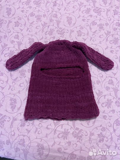 Балаклава вязаная женская