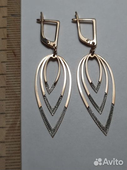 Золотые серьги