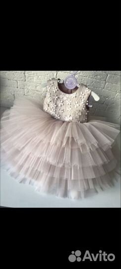 Платье для девочки 74 80 на годик