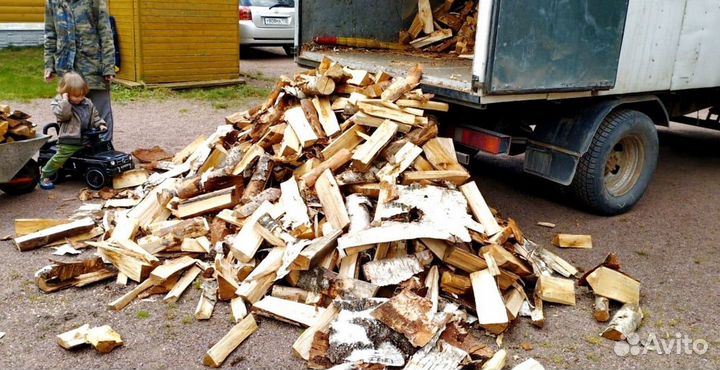 Дрова Береза в наличии в Выборге