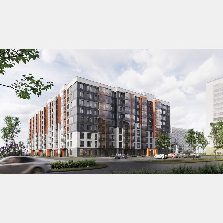 1-к. квартира, 42,3 м², 2/9 эт.