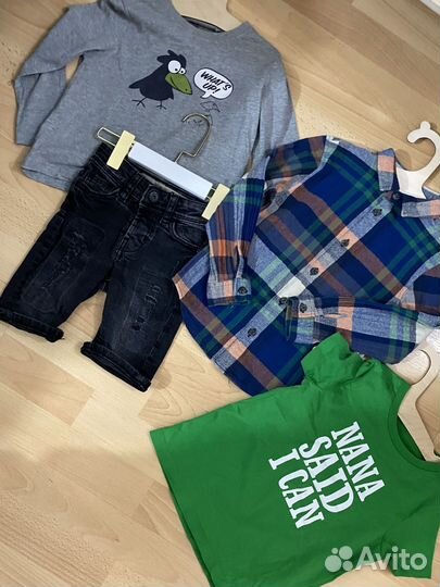 Детская одежда пакетом primark 98-104