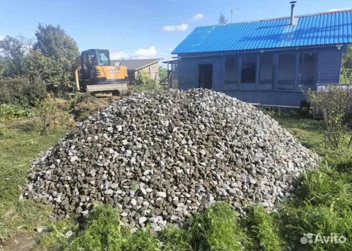 Щебень гравийный 40/70