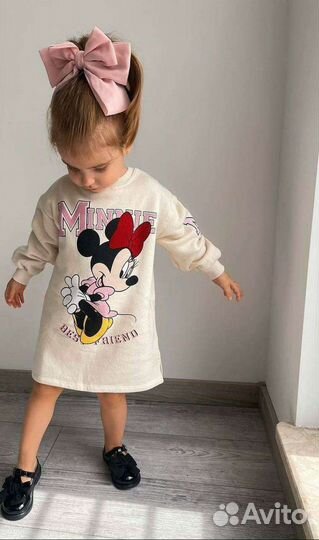 Детское платье туника zara Minnie 92-116