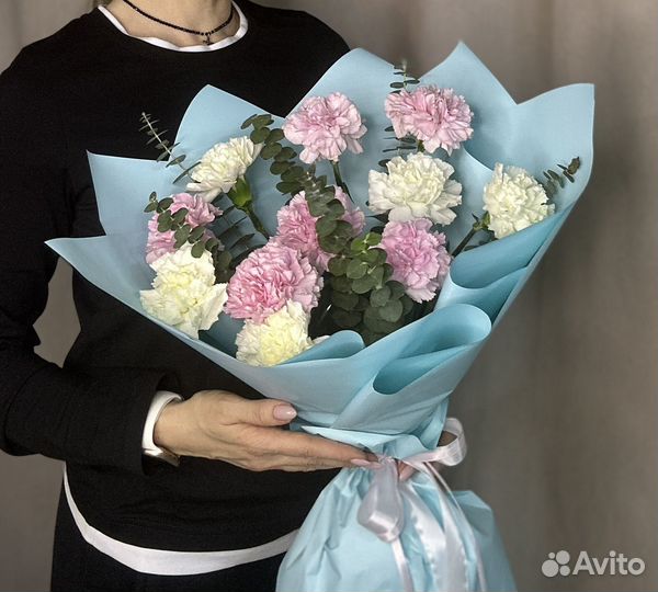 Букет из диантусов