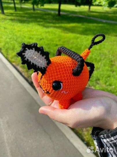 Почита Chainsaw man Вязаные игрушки