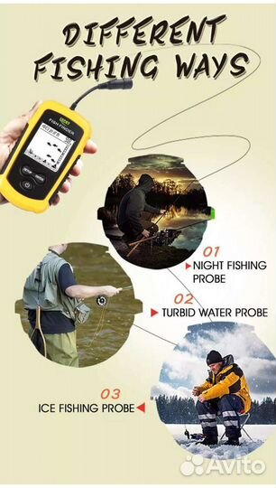 Портативный эхолот Lucky FF108-1