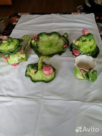 Сервиз из керамики «Лягушки»