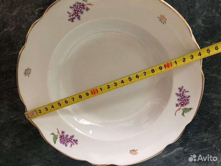 Тарелки глубокие Коростень сирень 2 шт