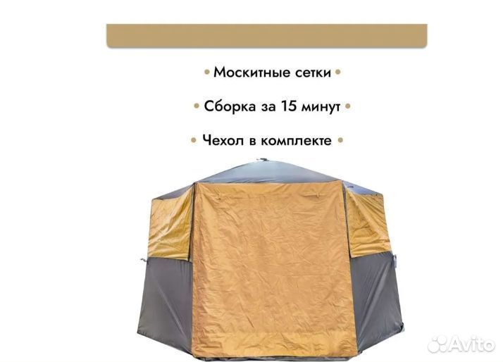 Палатка-шатер с дном автомат 360*300см*215 см