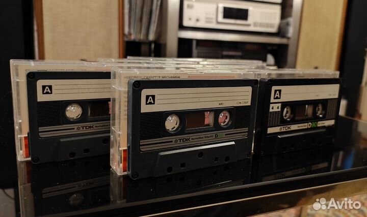 Аудиокассеты TDK D90 8 шт. Japan