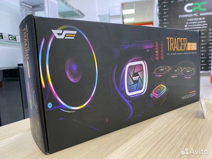 Система жидкостного охлаждения DarkFlash dt-360